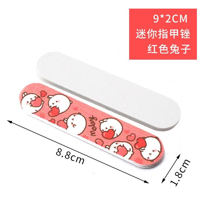 Dũa móng tay mini 9cm họa tiết màu sắc dễ thương hỗ trợ làm móng, tiện mang du lịch va ngoài phố 4
