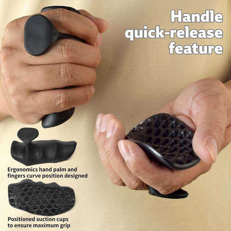 Gym Weightlifting Non-slip Exercise Grips, Portable Fitness Training Equipment, Hand Exerciser with Clip Ring Buckle for Gym Training and Exercise 5