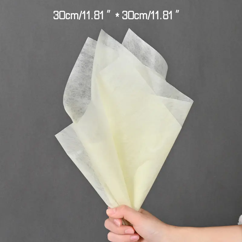 Giấy Đóng Gói Hoa, Trong Mờ, Lót Bông Sữa, Thích Hợp Để Bó Hoa, Đám Cưới, Trang Trí Màu Sắc Mềm Mại, Giấy Đóng Gói 7