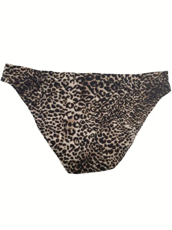 Men's Leopard Print Underwear, Breathable Comfortable Underwear for Daily Wear, Casual Men's Underwear for All Seasons 6