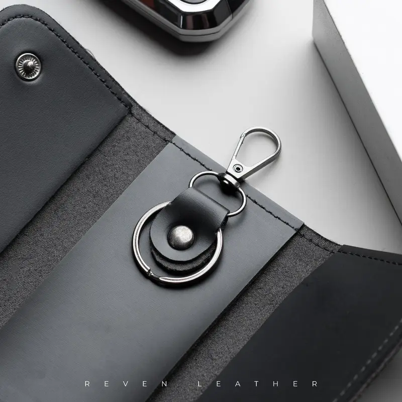 Reven Leather Gantungan Kunci Dompet Stnk Mobil Motor 4