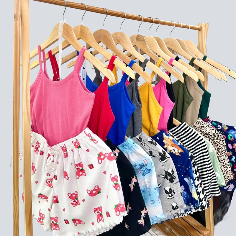  Bộ đồ nữ  Áo  hai dây mặc nhà hình xinh đủ size từ 40-70kg Women Quần Ngủ victoria secret  sleepwear đồ  bộ 