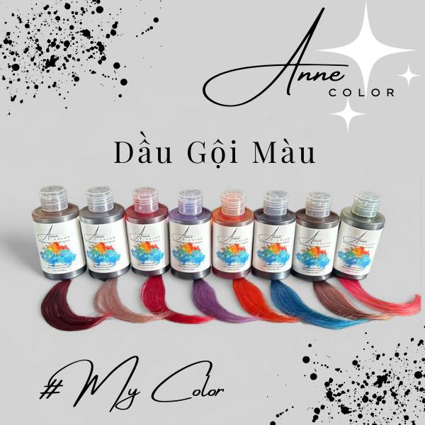 Dầu gội bù màu anne giúp bảo vệ màu cho tóc nhuộm và tóc tẩy Nữ Women