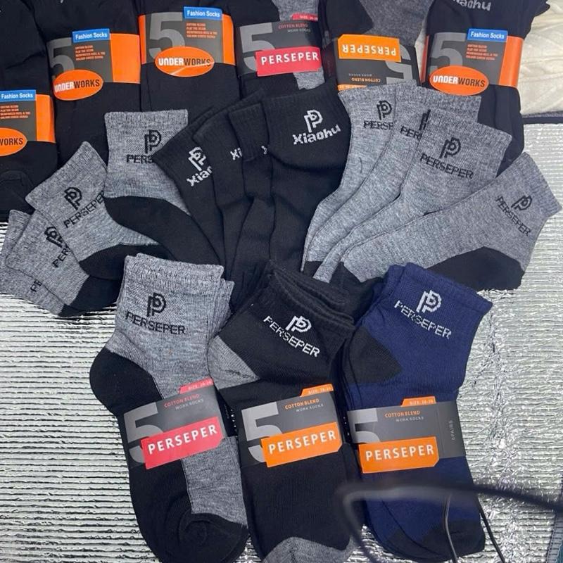 TRỢ GIÁ Tất nam Set 10-20-25 đôi - giá xưởng giảm mùi hôi chân Cổ cao 7 phân cổ 5 phân