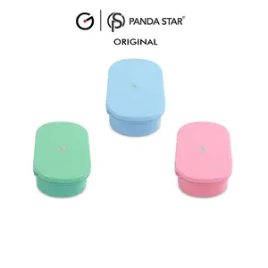 PANDA STAR Tepak Nasi Polypropylene (PP) 18 x 11.8 CM Lunch Box Kotak Bekal PNDS-PS-TNOV-001