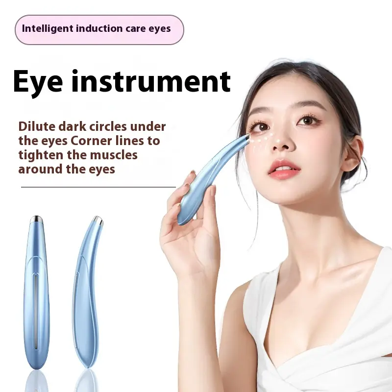 Fade Eye Bags Eye Massager Eye Beauty Massage Pen Household Lifting Beauty Instrument Facial Inductive Therapeutical Instrument Skin Rejuvenation Eye Beautification Instrument