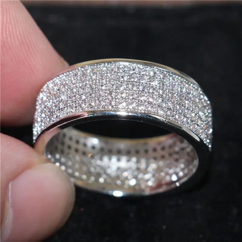 Stainless Steel Rings For Women Jewelry Accessories  Color Cubic ia Ring On The Whole Finger