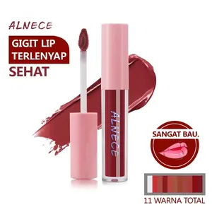 COD【ALNECE】Matte Lipstik Lembut Tahan Lama Pelembab Pigmentasi Tinggi 11 Colors  liptint