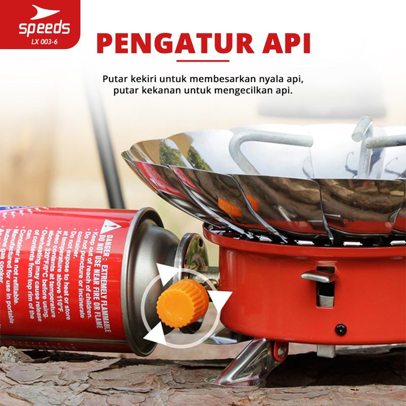 Speeds Kompor Camping / Kompor Portable Alat Masak Camping Untuk Berkemah 003-6 3