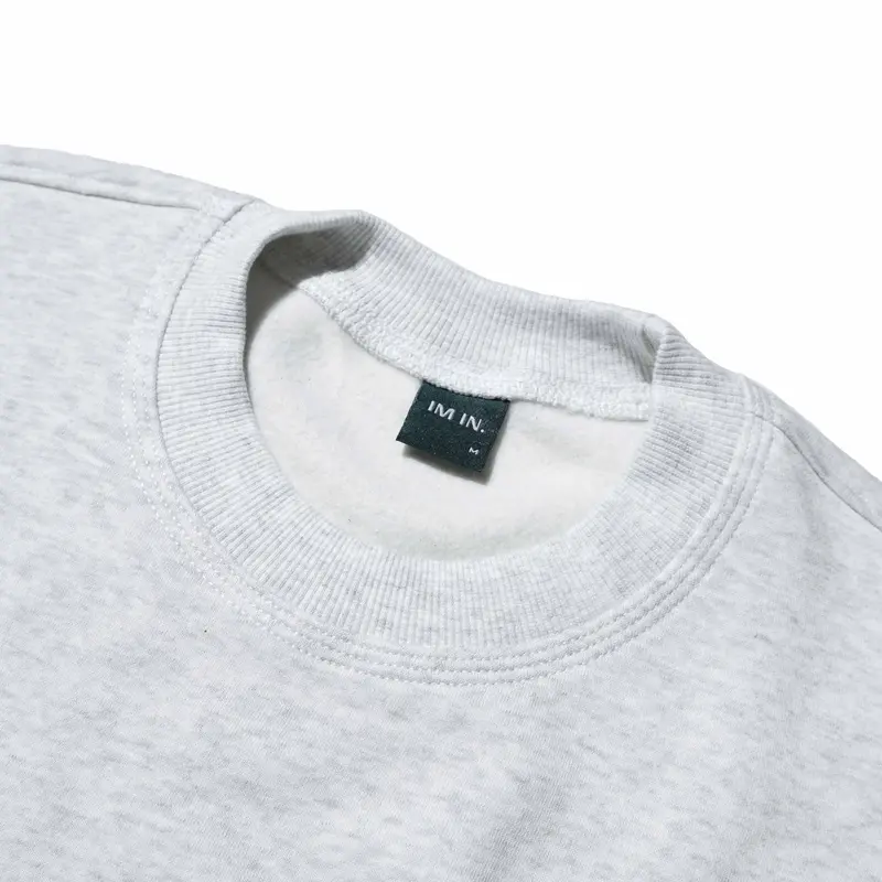 Kattoen - Crewneck White Mist Sweater Oversized Basic Fleece 4