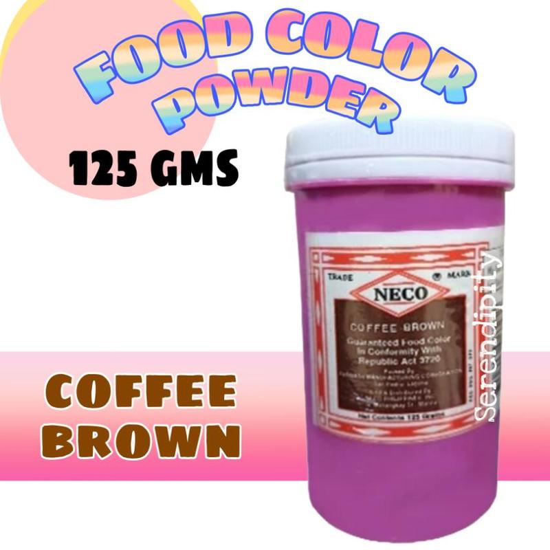 COFFEE BROWN - NECO POWDER FOOD COLOR, 125GMS - TikTok Shop Philippines