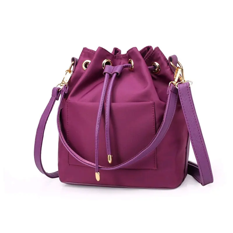 Danty Store - Tas Serut Wanita Import Bahan Parasut 167 P125 Warna Ungu