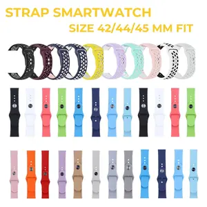 Tali Smartwatch Ukuran 42/44/45mm | Strap Smartwatch | Tali Semua Type Smartwatch)  | Tali iWatch IWO Jam Rubber