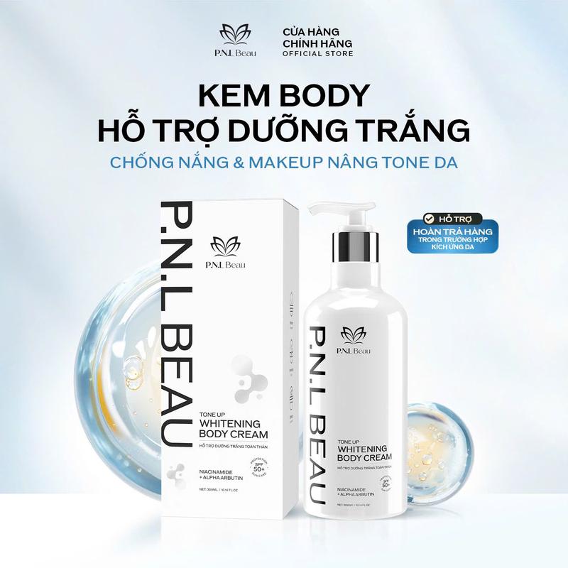 [ Độc Quyền ] KEM BODY Hỗ Trợ Dưỡng Trắng BEAU PNL Mới 300G( CHỐNG NẮNG + NÂNG TÔNG ) Dưỡng Da Body Làm Đẹp Da