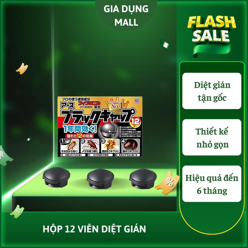  Thuốc diệt gián hiệu quả an toàn cho sức khỏe người sử dụng  hộp 12 viên  Nhang 