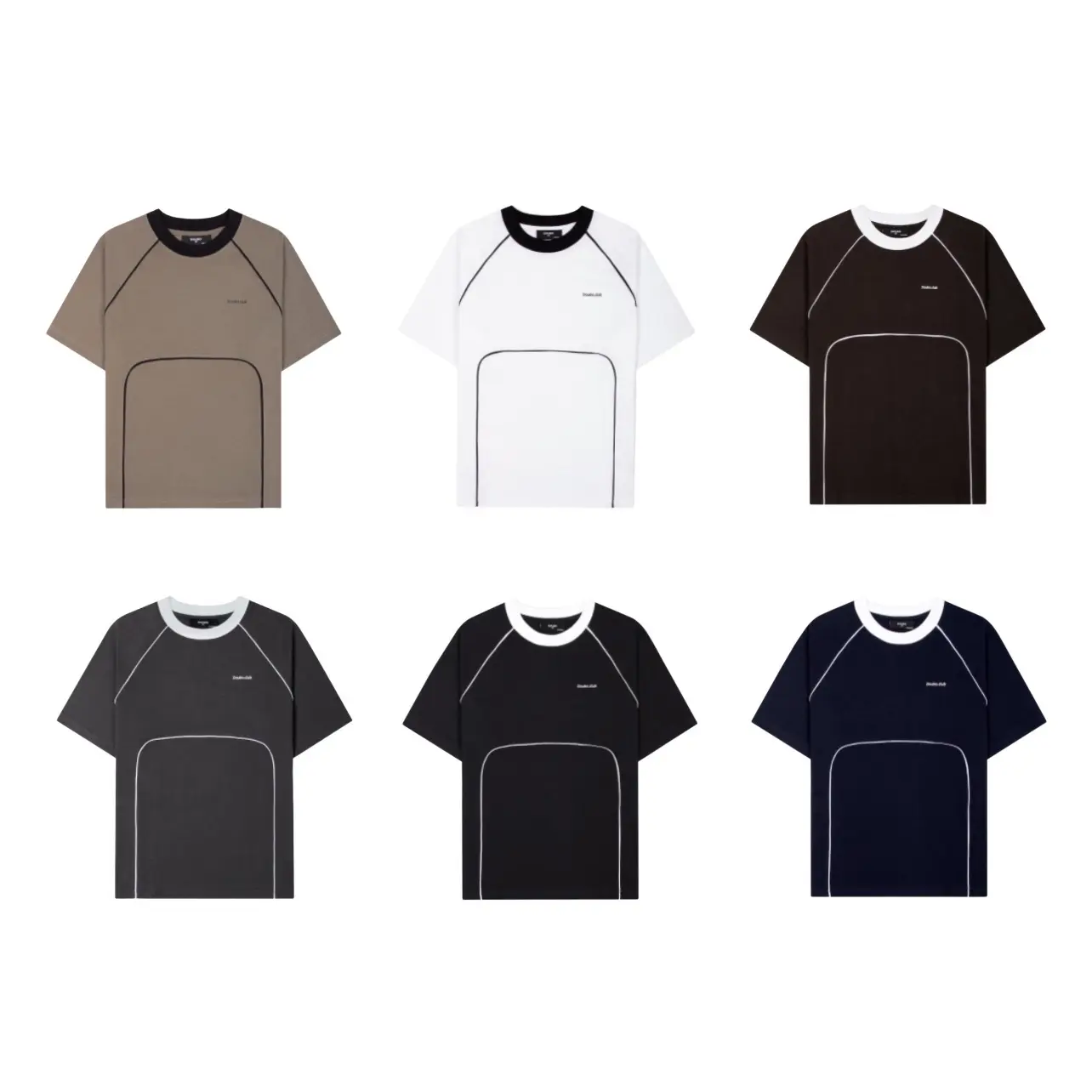 Áo thun Raglan Phối line, cotton 100, chất dày dặn. 250gsm