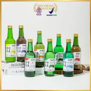 Soju Halal Non Alkohol Sooha Minuman Korea Sparkling Water Barkarbonasi Nusantara