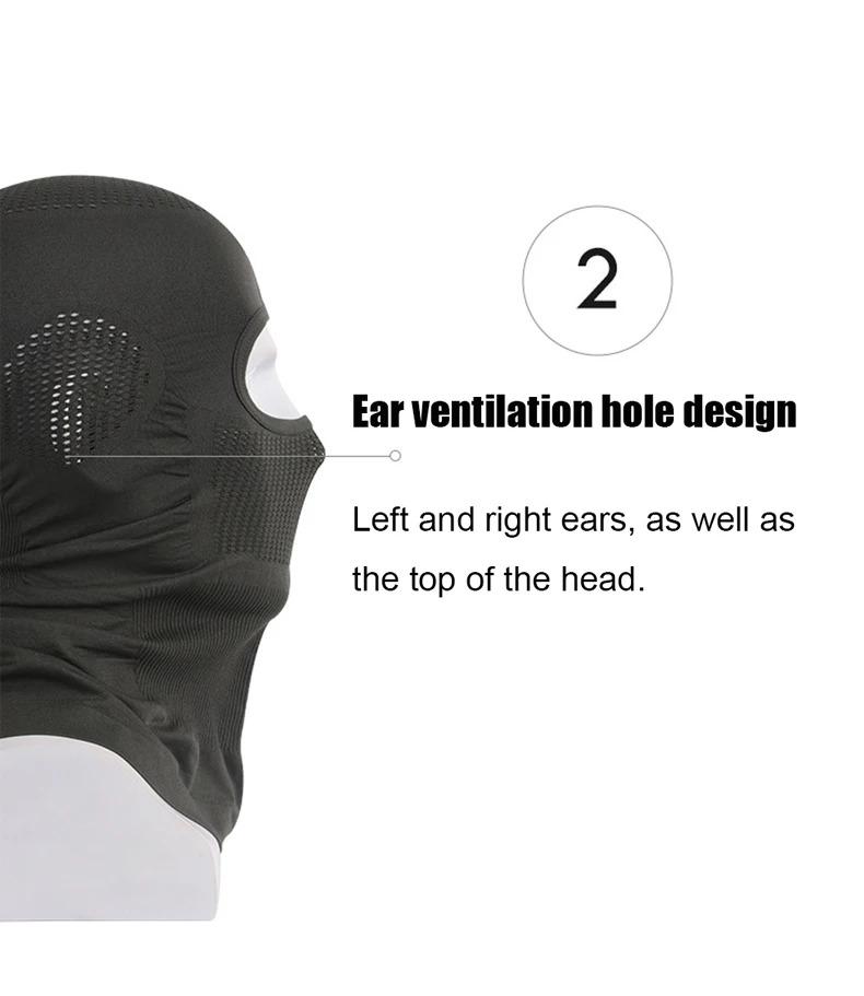 Product Introduction of Mặt Nạ Toàn Mặt Chiến Thuật, Độ Đàn Hồi Cao, Thoáng Khí, Mặt Nạ Balaclava, Thích Hợp Để Đạp Xe, Trượt Tuyết Thể Thao Ngoài Trời, Đi Xe Máy, Khăn Quàng Cổ, Mũ Bảo Hiểm, Mũ Bên Trong Che Mặt Sport 10