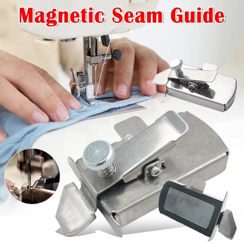 Magnetic Seam Guide Multifunctional Magnet Dauge Sewing Tools Edge Locator Sewing Machine Gauge Universal Household Accessories 0