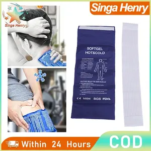 Reusable Hot Cold Pack 1 PCS Set Gel Ice Pack Dengan Tali Untuk Kompres Panas Dan Dingin Terapi