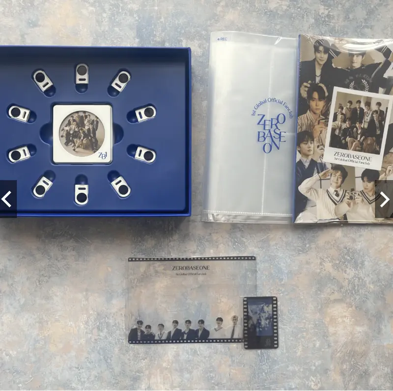 [READY SHARING] ZEROBASEONE ZB1 MEMBERSHIP KIT MEMKIT - MINI LIGHT BEAM / BINDER / PHOTOBOOK 0