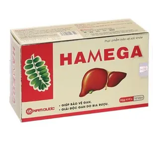 Viên uống Hamega hỗ trợ giải độc gan, hạ men gan hộp 40 viên