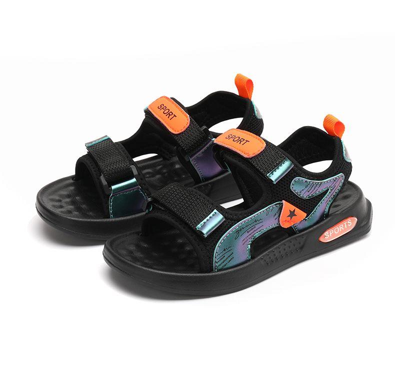 Product Introduction of ABC PEAC Boys' Sandals 2025 Summer New Soft Sole Non-Slip Boys' Sports Beach Shoes For Big Kids 30