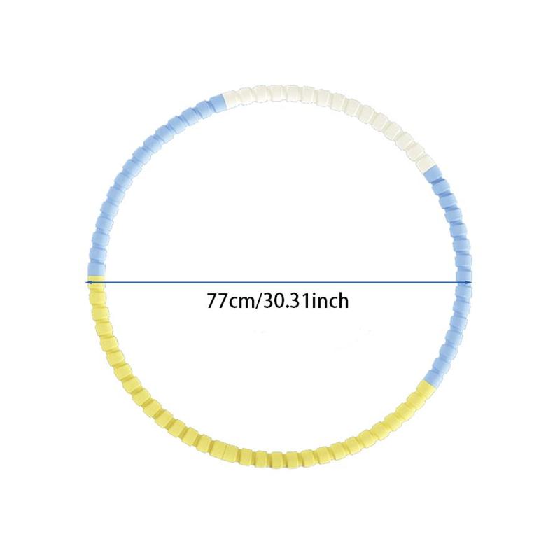 Product Introduction of Fitness Hula Ring, Detachable Thickened Hula Circle, Fitness Equipment for Home Gym Workout 1