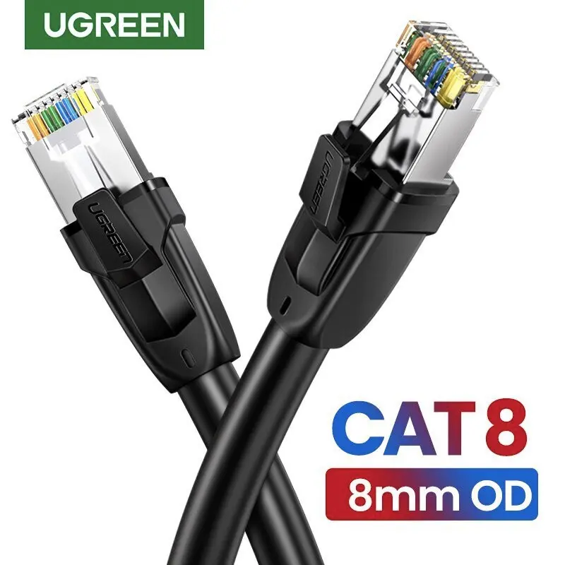 Cáp mạng RJ45 CAT8 Ugreen NW121 (S/FTP/40Gbps 4000MHz) 0