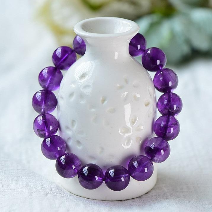 Vòng Tay Thạch Anh Tím, Nhiều Size Hạt