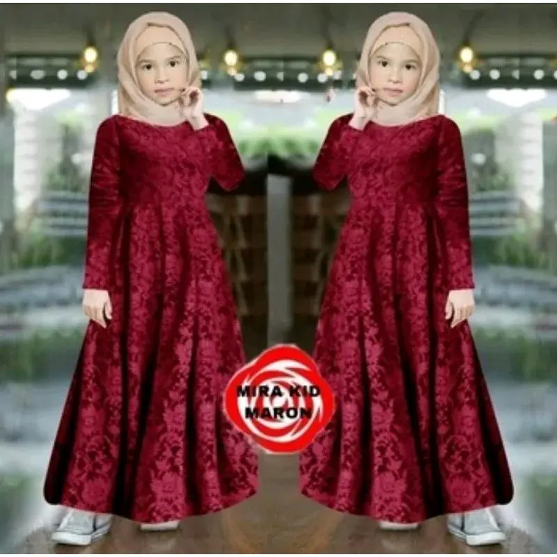MX GITA KID/LEZA KID/GAMIS BRUKAT ANAK 5-13 tahun 3