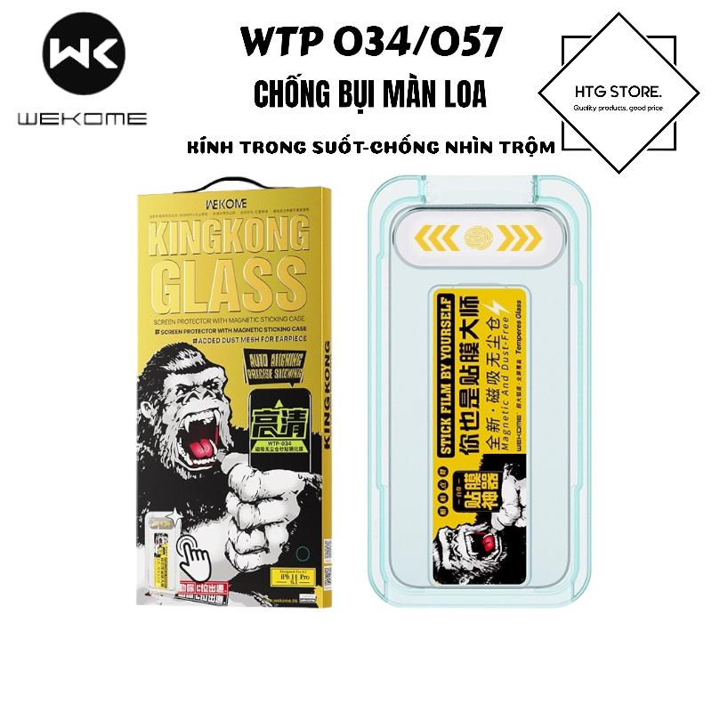 KÍNH CƯỜNG LỰC KINGKONG WTP034/057 WEKOME khung tự dán trong suốt và chống nhìn trộm dành cho iPhone Phụ kiện, bảo vệ màn loa nano, bảo vệ màn hình tránh va đập và trầy xước