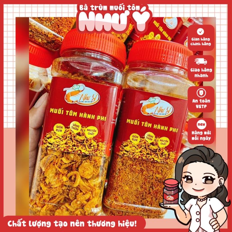 MUỐI TÔM HÀNH PHI NHƯ Ý 200G - Gia Vị Cay - Ăn Là Ghiền