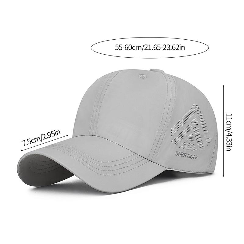 Mũ Thể Thao Ngoài Trời, Unisex, Lưới Thoáng Khí, Mũ Bóng Chày, Nhanh Khô, Thích Hợp Để Chạy, Đạp Xe Và Câu Cá, Mũ Che Nắng, Dành Cho Nam Và Nữ Phụ Kiện Đội Đầu 5