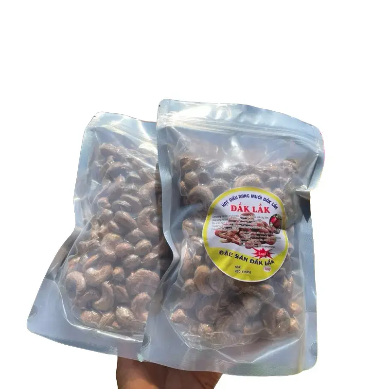 Combo 1 kí hạt điều túi díp còn vỏ loại hạt ngon