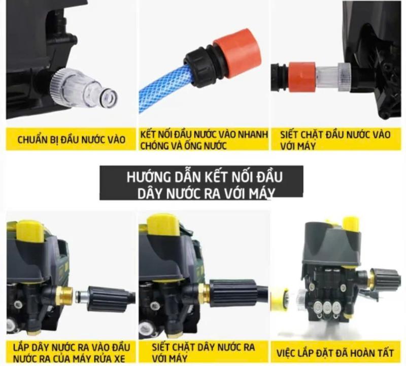 Product Introduction of Máy rửa xe áp lực cao Sakura Japan, công xuất 3500w, điện áp 220v, bảo hành 24 tháng 4