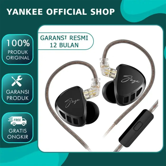 KZ Saga High Performance Magnetic Dynamic Driver In Ear Monitor Earphone 0