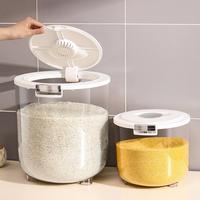 Gambar Vixplorn 5/10/15KG Wadah Beras Kotak Beras /Dispenser Beras Kotak Penyimpanan Beras Rice Box Storage Beras Tempat Penyimpanan Beras Food Grade Seal Rice Bucket Kontainer Makanan Serbaguna Anti Debu - A-15KG - 30x32.5CM dari Vixplorn official Kab. Tangerang 5 Tokopedia