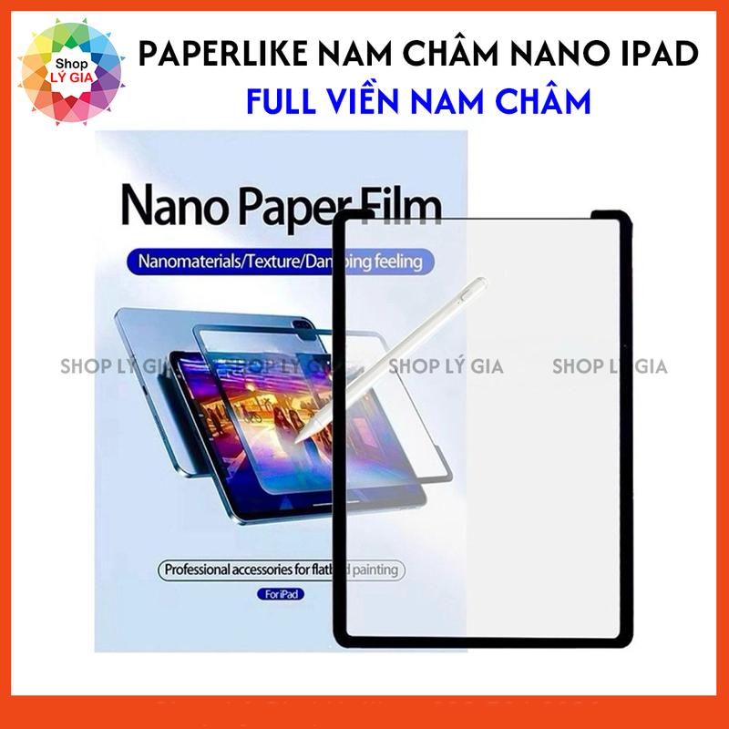 Product Introduction of Miếng dán PaperLike nam châm nano thế hệ mới cho iPad Pro 11' M4 /Pro 13' / Air 6 M2 / Pro 12.9' / Air 5/4 , Mini 7/6, Gen 10/9/8/7/6/5 6