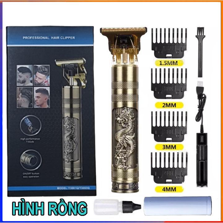 Tông đơ cắt tóc bấm viền tạo kiểu tóc dùng làm máy cạo râu 8