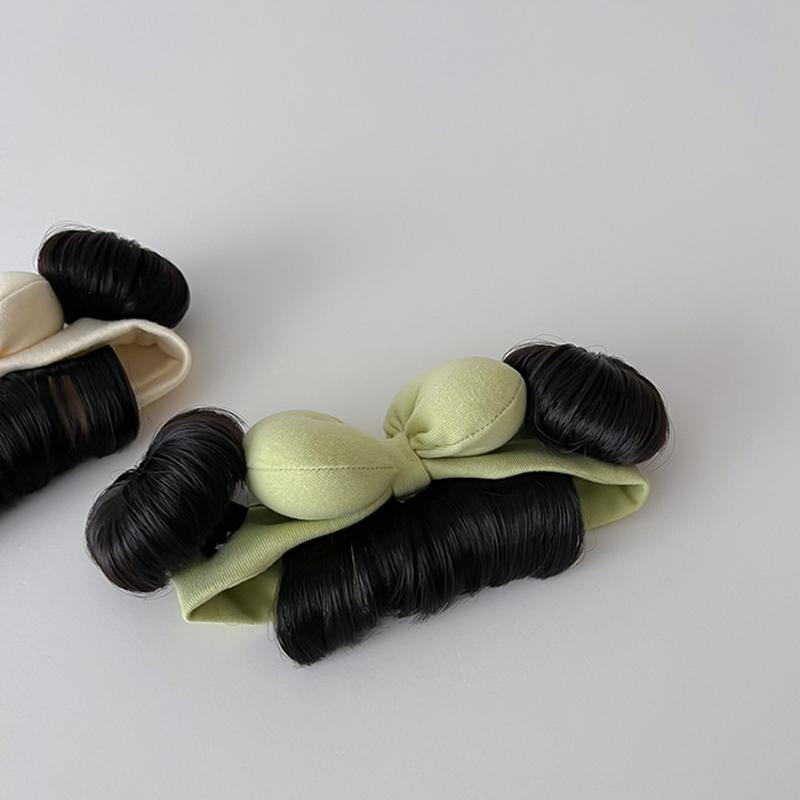 Product Introduction of Băng Đô Tóc Giả Cho Em Bé Và Trẻ Em, Thời Trang, Dễ Thương, Dành Cho Trẻ Em Gái, Kiểu Nơ, Thích Hợp Cho Trẻ Sơ Sinh Và Trẻ Mới Biết Đi, Mũ Tóc Giả, Sợi Tóc, Mũ Đội Đầu Hóa Trang, [Lww] Cho Bé Phụ Kiện Tóc 14