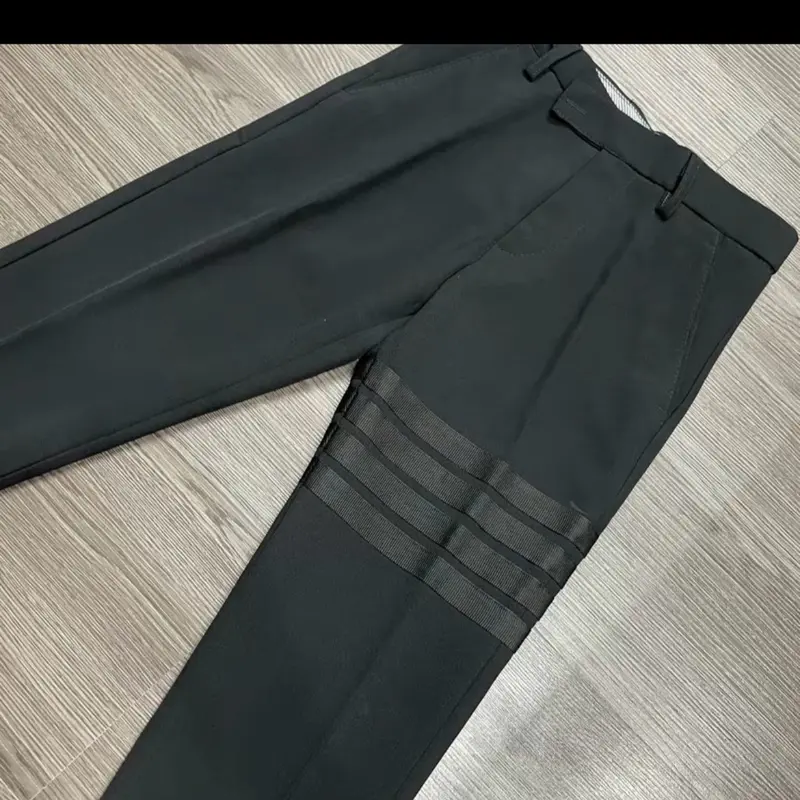 Quần âu nam 4 kẻ đen - Menswear Pants Có Túi 0