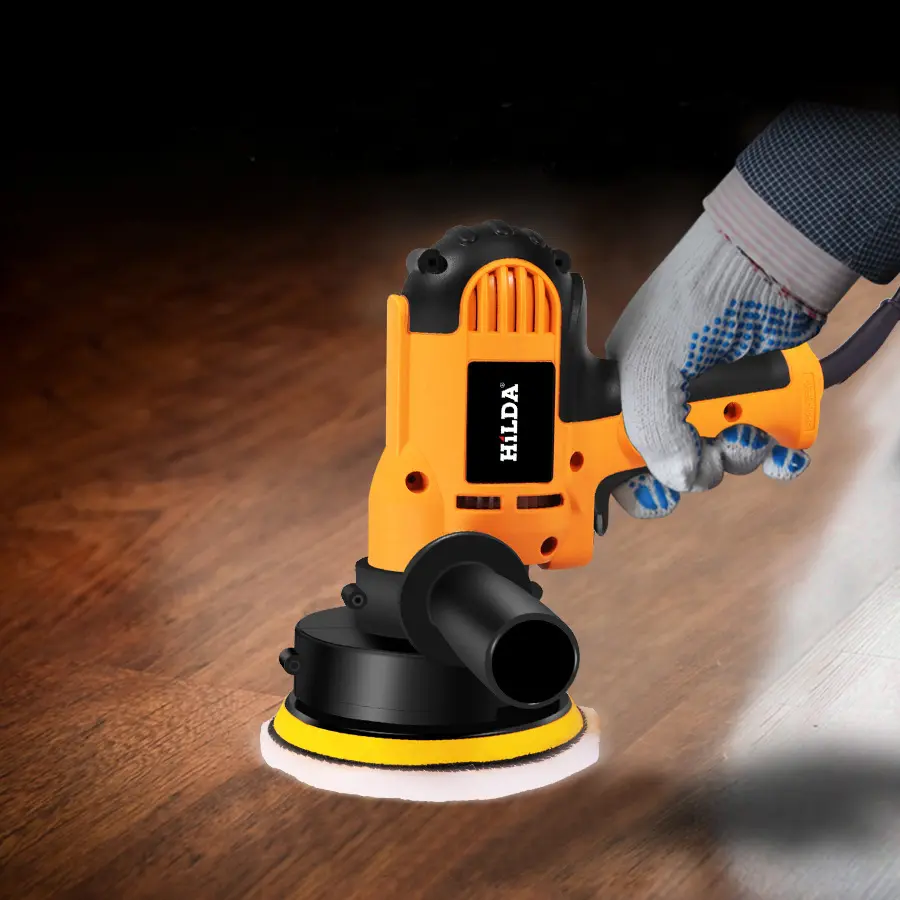 Máy đánh bóng cầm tay 700W 125mm chà mịn xe ô tô sáp tự làm đẹp Phụ Kiện
