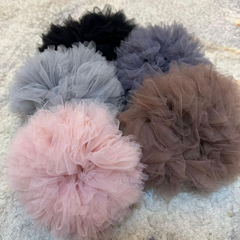 IKAT RAMBUT CEPOL SCRUNCHIE BAHAN TILE UKURAN JUMBO 2