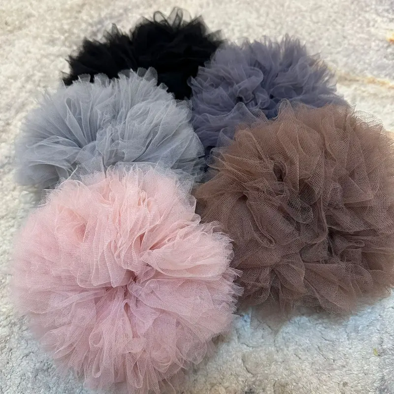 IKAT RAMBUT CEPOL SCRUNCHIE BAHAN TILE UKURAN JUMBO 2
