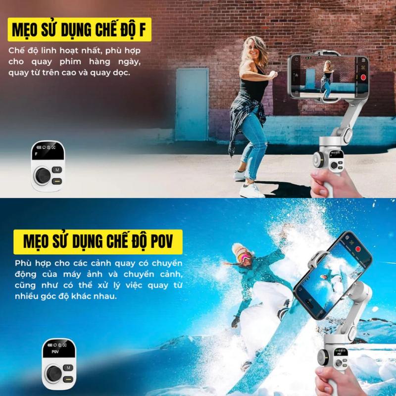 Gimbal Smart X2 Màu Đen, Bản Nâng Cấp Của Xpro-Sản Xuất 2025  , Chống Rung Ba Trục, Sử Dụng Tiếng Việt, Nhiều Tính Năng Thông Minh, Nhận Diện Khuôn Mặt, Theo Dõi Cử Trỉ... Quay Phim, Quay Điện Ảnh, Livestream Trực Tiếp tripod cán giadoxoay 360 6