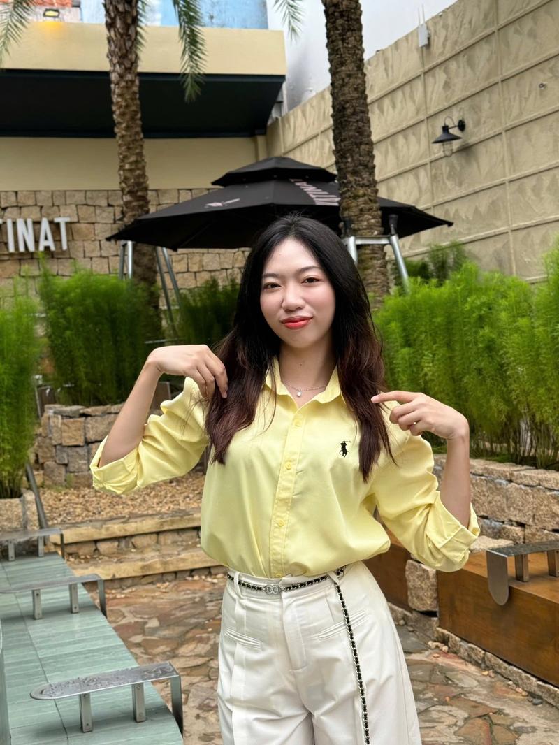 Product Introduction of Áo sơ mi nữ thiết kế kiểu dài tay thêu hình ngựa TOYOUstyle - áo sơ mi form rộng women top 24