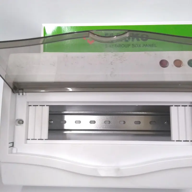 Box MCB 12 Group Outbow Inbow + Lampu indikator 9812L MASKO 1