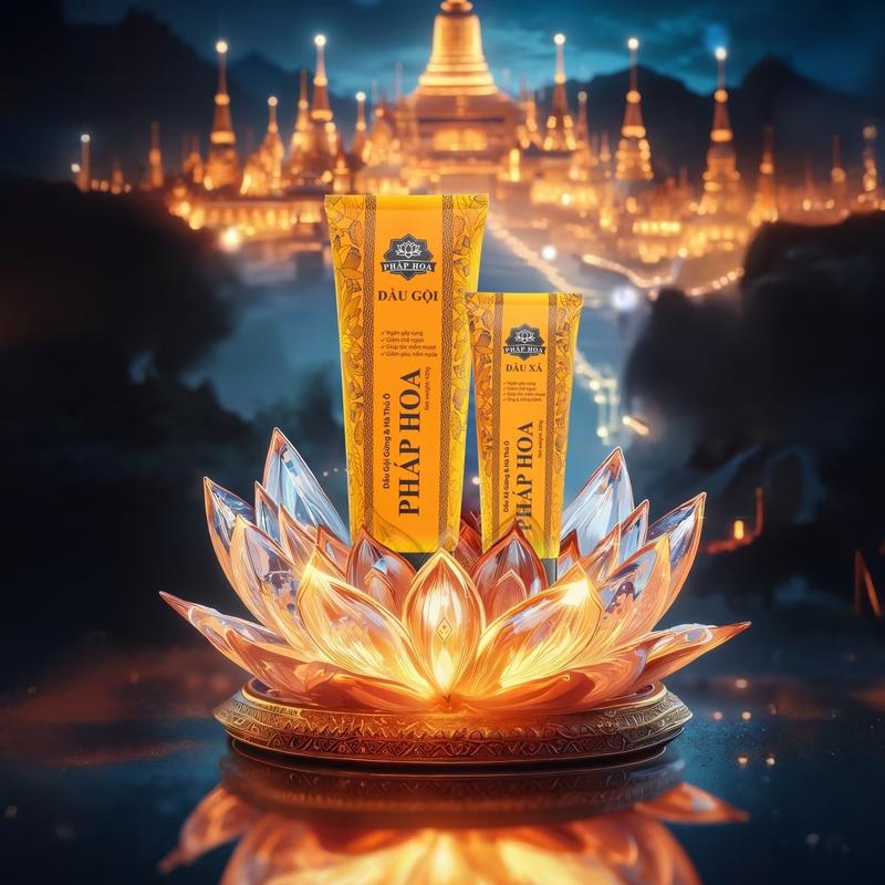 Combo Gội Xã Gừng & Hà Thủ Ô ( Pháp Hoa ) - Phiên Bản Primeum ( Mới ) - Kích Mọc, Gàu Ngứa, Kiềm Dầu, Giảm Rụng, Phục Hồi, Cấp Ẩm, Phồng Chân Tóc 5