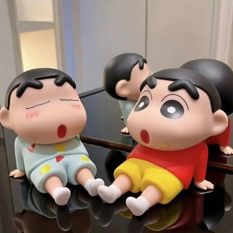 Product Introduction of Dudukan Ponsel Krayon Shin-chan Dekorasi Desktop Boneka Anime Tempat Telepon anime Jepang Figure Crayon Shinchan Phone Holder 18